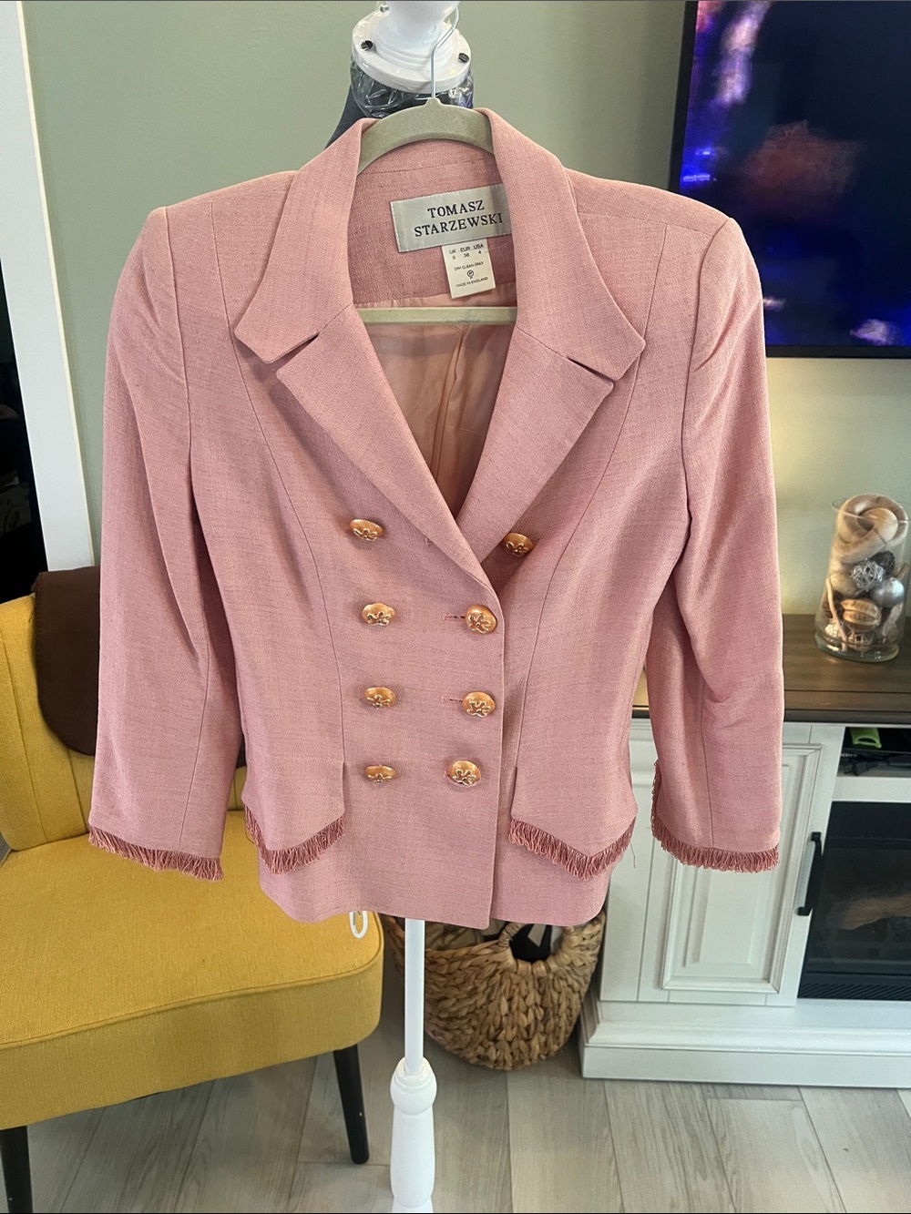 Tomasz Starzewski Pink Women's Blazer